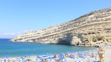 Matala Beach in Crete