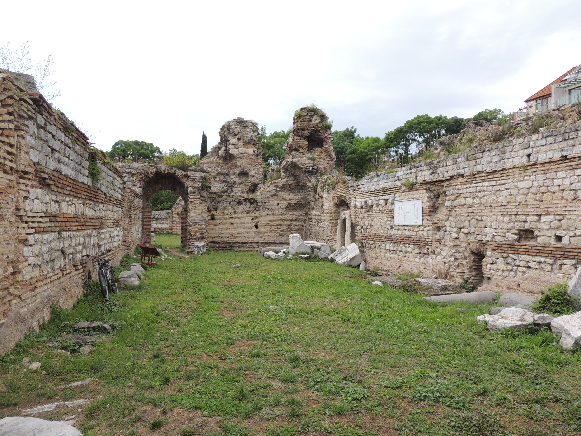 The ruins of an enormous bath complex in Varna. The city has been a resort for centuries—beginning with the Roman Empire, obviously—and remains a favorite of European (particularly German) tourists.
