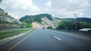 View on the drive from Lexington to Red fox,Ky. 