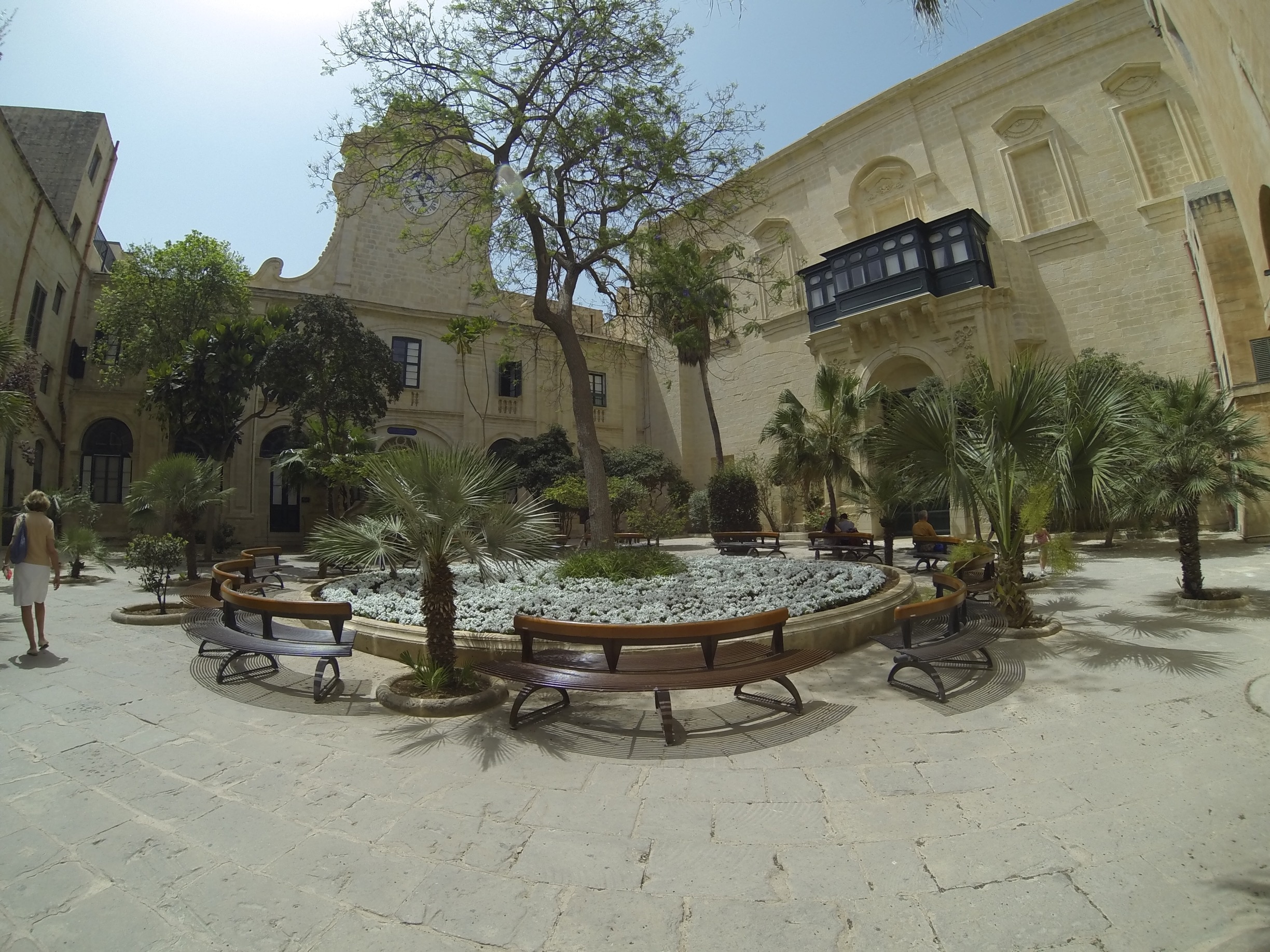 The Grand Masters Palace in the old City of Valletta on Malta in