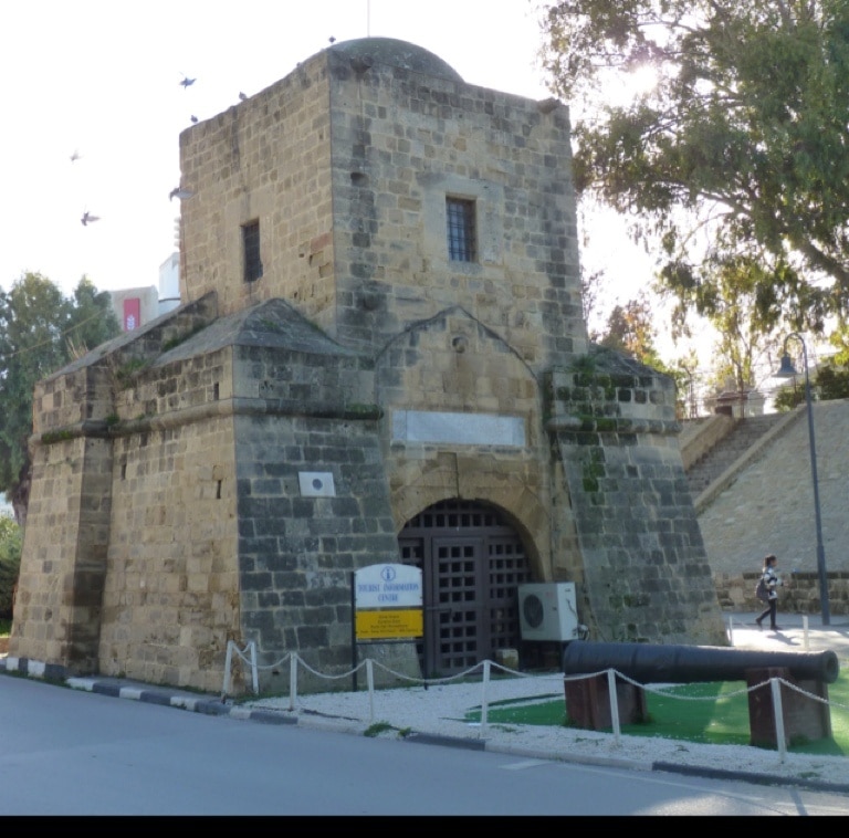 Old Nicosia was a walled city, Famagusta gate was the way out toward the east of Cyprus.