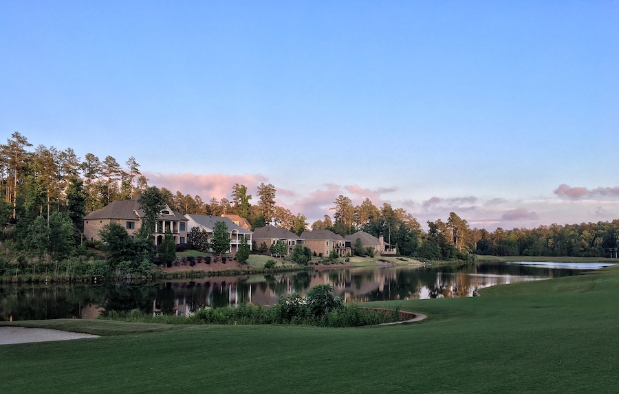 Neighborhood in Hollow Creek subdivision