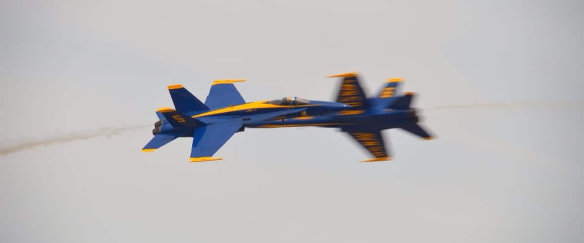 I love the smell of avgas in the morning! 
Airshow time!! Last year, the US government cut back on defense department spending, which cut into airshow performances around the United States. This year, the US Navy Blue Angels and the US Air Force Thunderbirds have been given the all-clear to perform at various shows around the country. 
This shot of two Blue Angels F-18 Hornets making a high speed and close pass was taken at the South Texas Airshow on March 29th, at Naval Air Station, Kingsville. You'll see great performances like this at a lot of airshows this year.
Check out Milavia.net for this years' airshow calendar for a show near you. 
Take lots if sunscreen, a hat, drink plenty if water and, of course, a camera with a decent zoom. This shot was taken at 200mm.