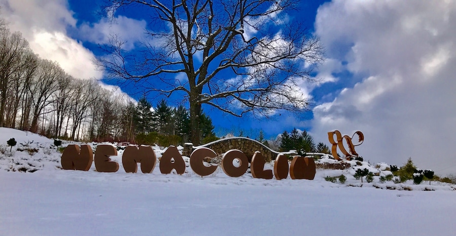 Nemacolin in January=cold and icy!