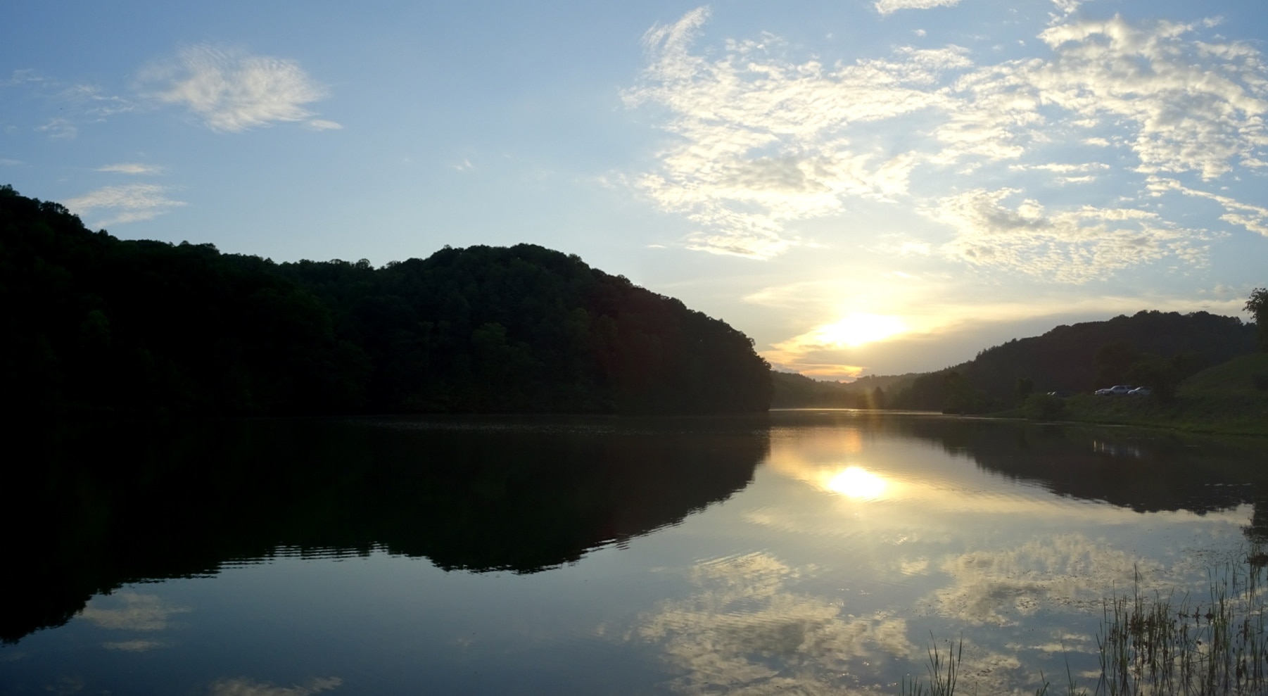 The sun setting and reflecting over Dow Lake at Strouds Run State Park.

Strouds Run State Park contains 2,606 acres of uninterrupted hardwood, the 161-acre Dow Lake, a 900-foot sand beach, 6 #hiking trails, 15 mountain biking/hiking trails and 10 bridle/hiking trails.
