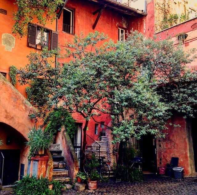 Near Chiesa Nuova in Rome I stumbled across this small private courtyard. A tip if you're traveling in Rome: if a door or courtyard gate is open, it's okay to walk in, explore, and take a nice break from the busy streets.
#bestof5
#green