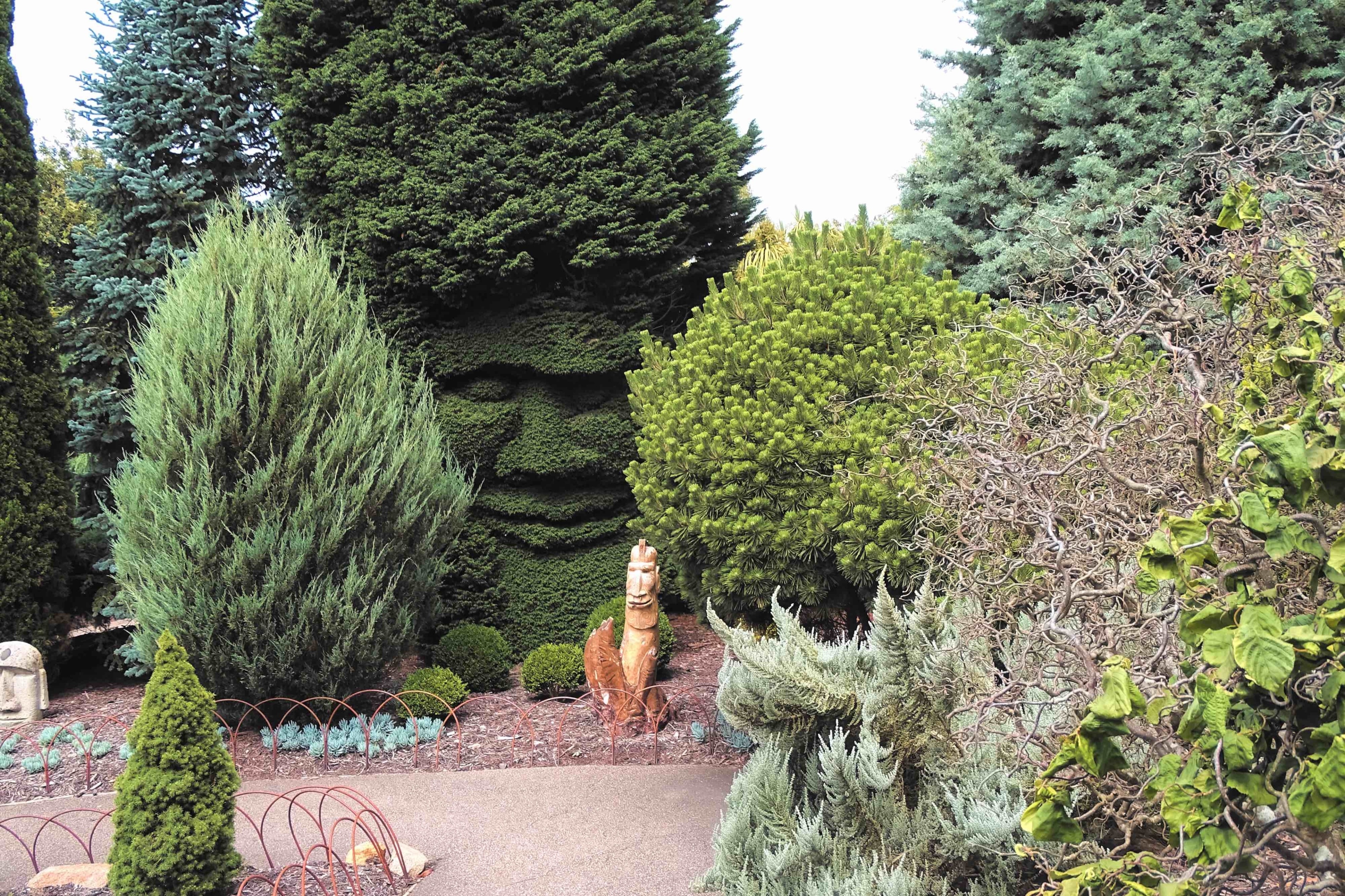 Some great tree sculptures seen throughout the garden and well maintained mazes
