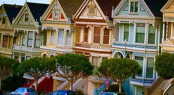 An angled view of the Painted Ladies in San Francisco
#Blue #bestof5