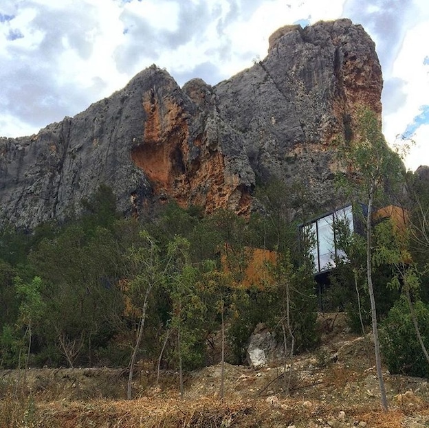 At Vivood Landscape Hotel you get your own little cabin in the mountains. The hotel focuses on sustainable hospitality and only serves regional food.