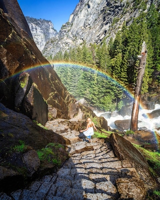 #trovember
This was in California from a recent roadtrip, it wont let me change the location 😞
But this moment is one that I will remember for the rest of my life. Just me, a rainbow and a waterfall. Nothing better than that(:
#yosemitenationalpark