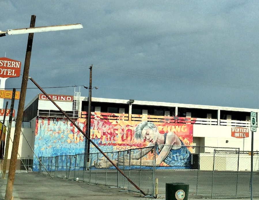 Sweet street art find in downtown Las Vegas, there's a who new neat culture in downtown Vegas area! #whiskeysister