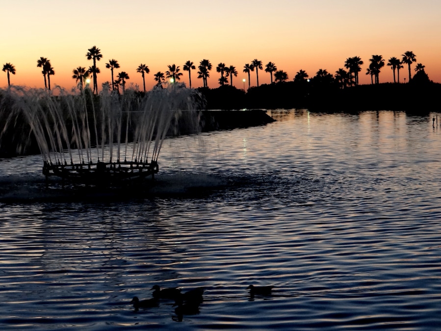 the breathtaking sunsets.