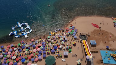 The very busy beach town of Bosteri on the shores of Kyrgyzstan's Lake Issyk Kul.
#WorldPhotoDay