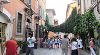 #localgem This neighborhood is a must see in Rome, so charming! Winding cobbled streets full of cafes, musicians in the streets, a great atmosphere! 