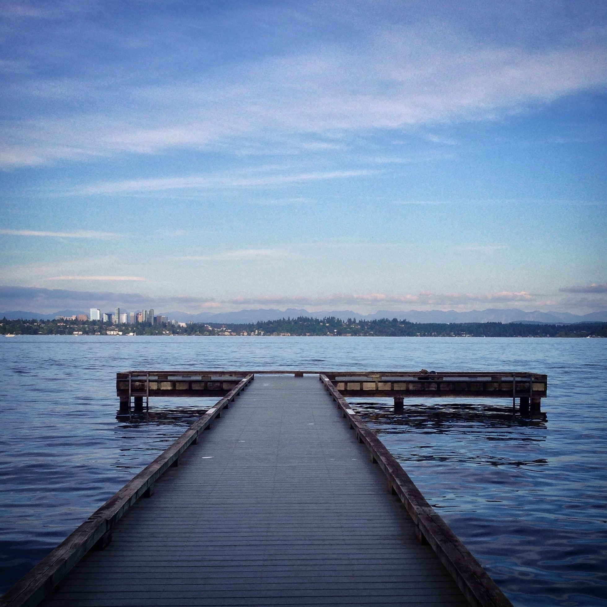 A short walk south of Madrona Beach is a spot affectionately known to Seattle locals as the "t-dock." A favorite spot for diving, sunbathing, skinny dipping and floating in the warmer months, this dock also provides awesome views of Lake Washington, Bellevue, and the Cascade Mountains. 