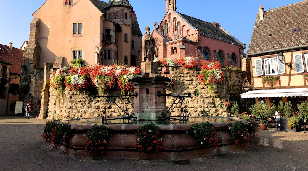 Oude Binnenstad van Eguisheim, Eguisheim, Haut-Rhin (departement), Frankrijk