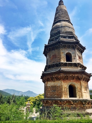 One of the beautiful pagodas at Yunju temple, just outside of Beijing.