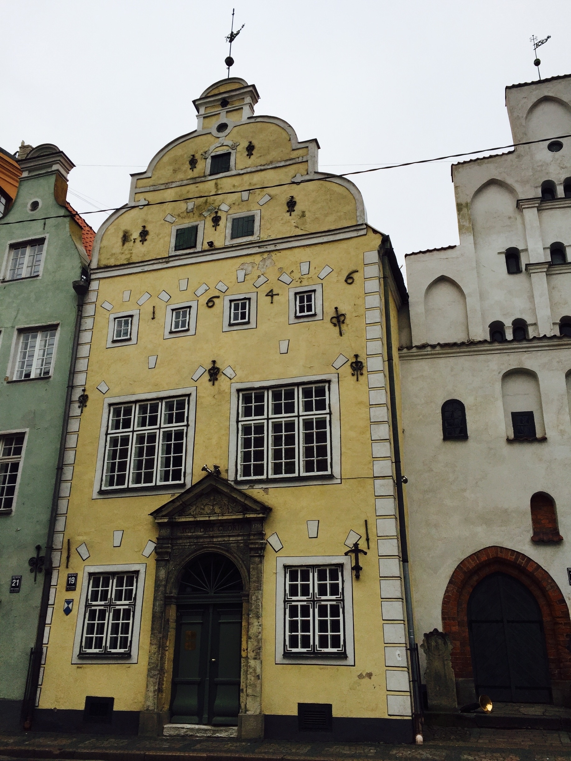 These three houses together form the oldest complex of dwellings in Riga #Three Brothers 