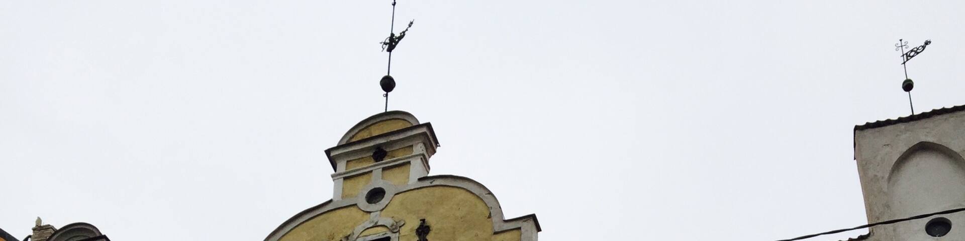 These three houses together form the oldest complex of dwellings in Riga #Three Brothers