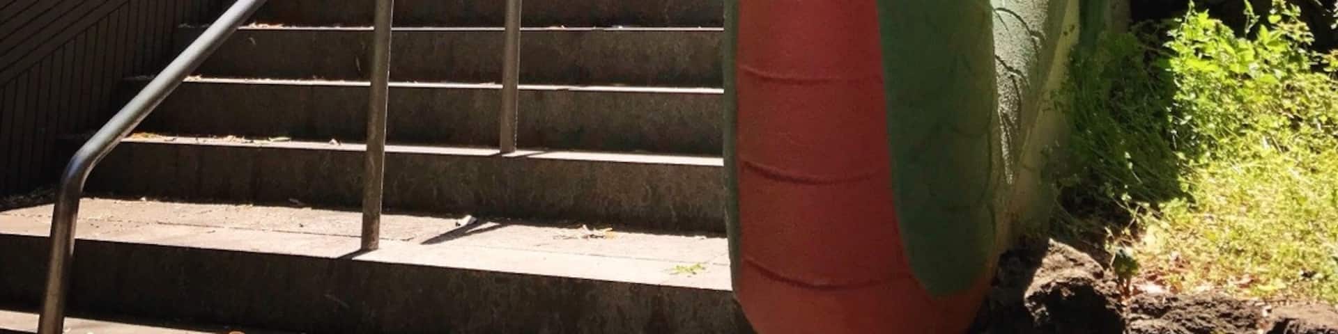 INCREDIBLE dragon stairs!