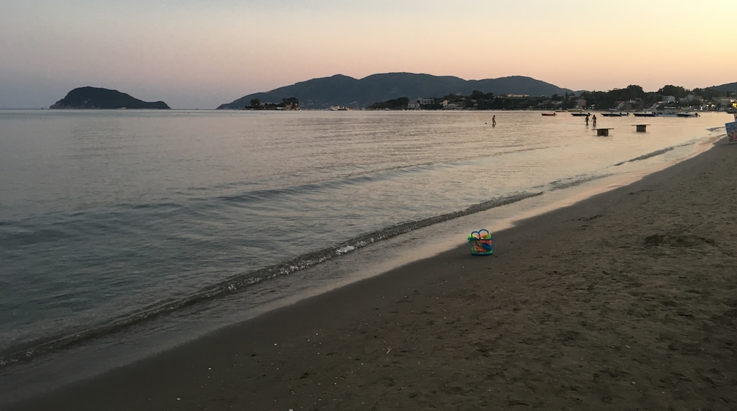 Strand van Laganas, Zakynthos, Regio van de Ionische Eilanden, Griekenland