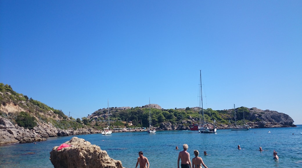 Ladiko strand, Rodos, Sørlige egeiske øyer, Hellas
