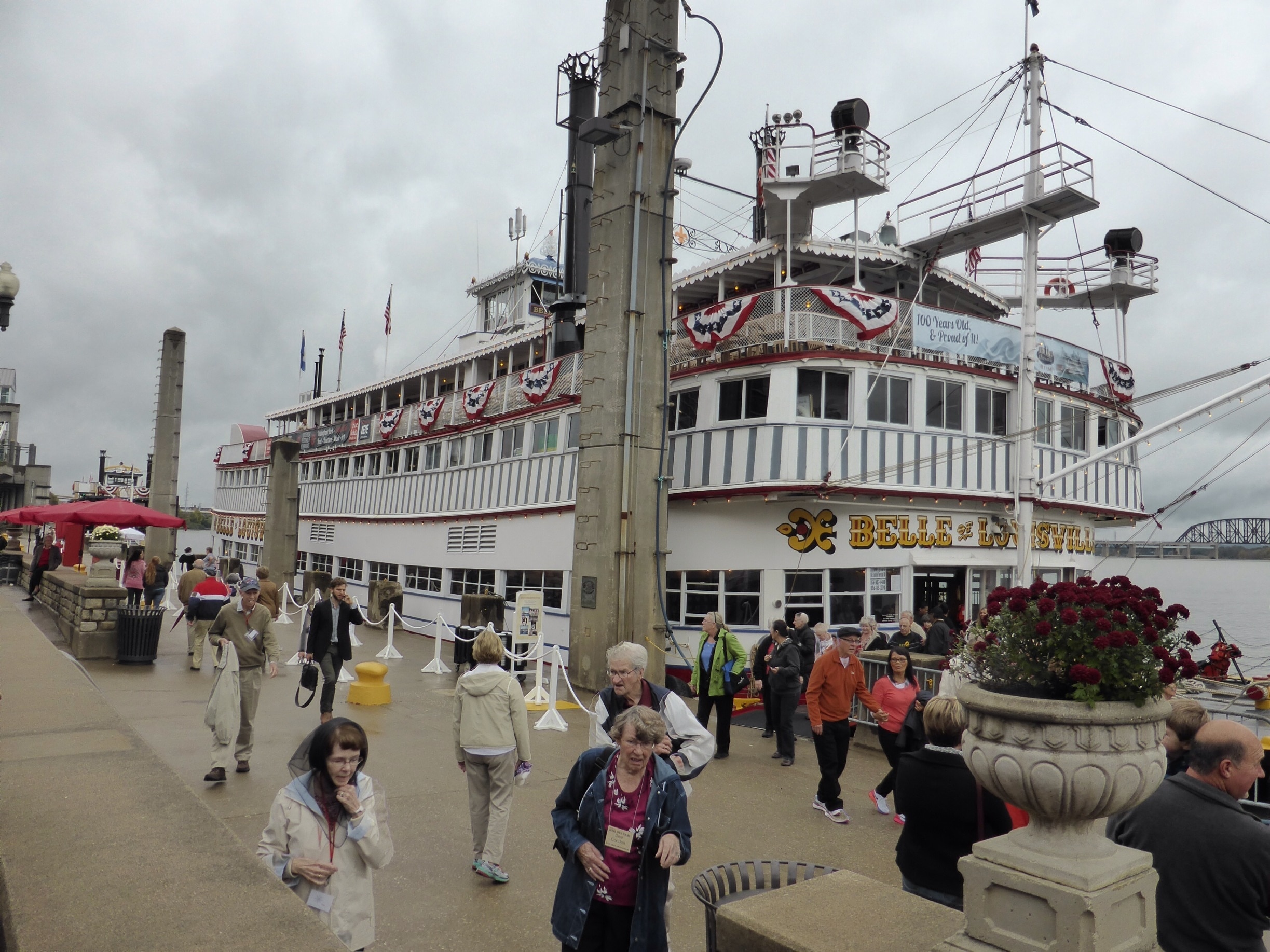 Helped celebrate the Belle of Louisville's 100th birthday with a cruise up the Ohio River. 