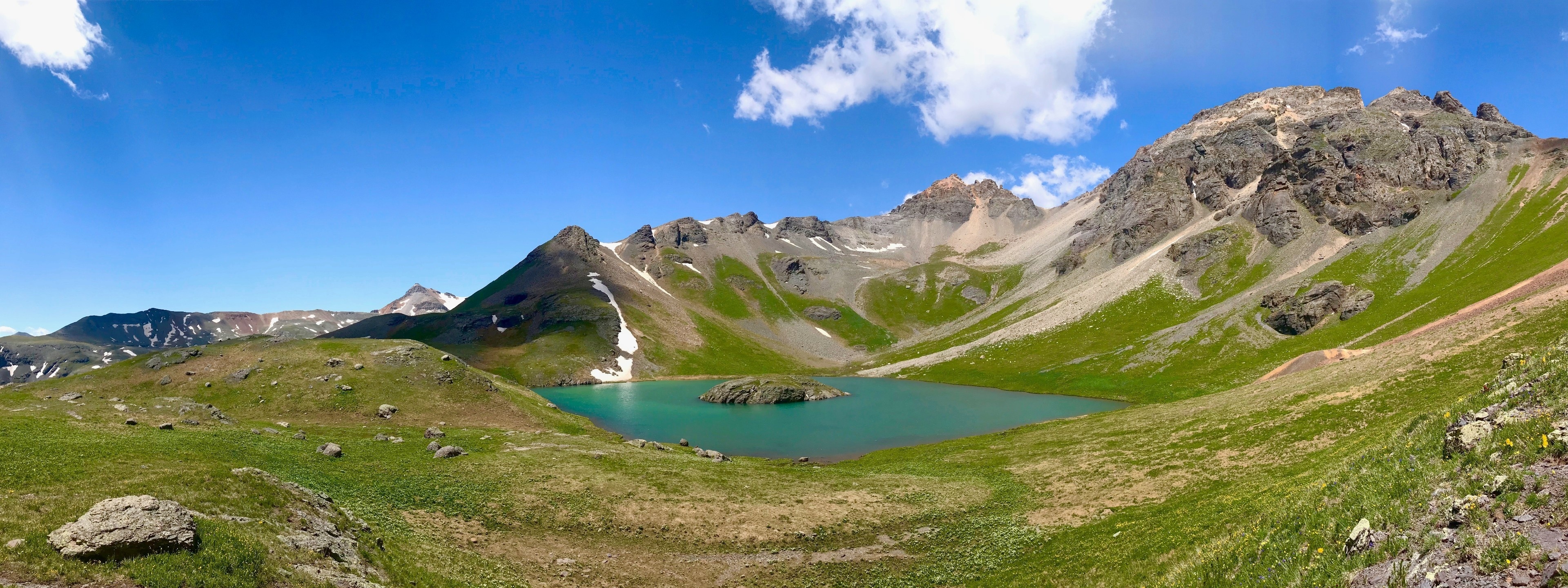 Hidden in the high country above Silverton CO is Island Lake, In a days hike you can see both Island Lake and the Ice Lakes basin, the best views in southwest Colorado. 

#BVSblue