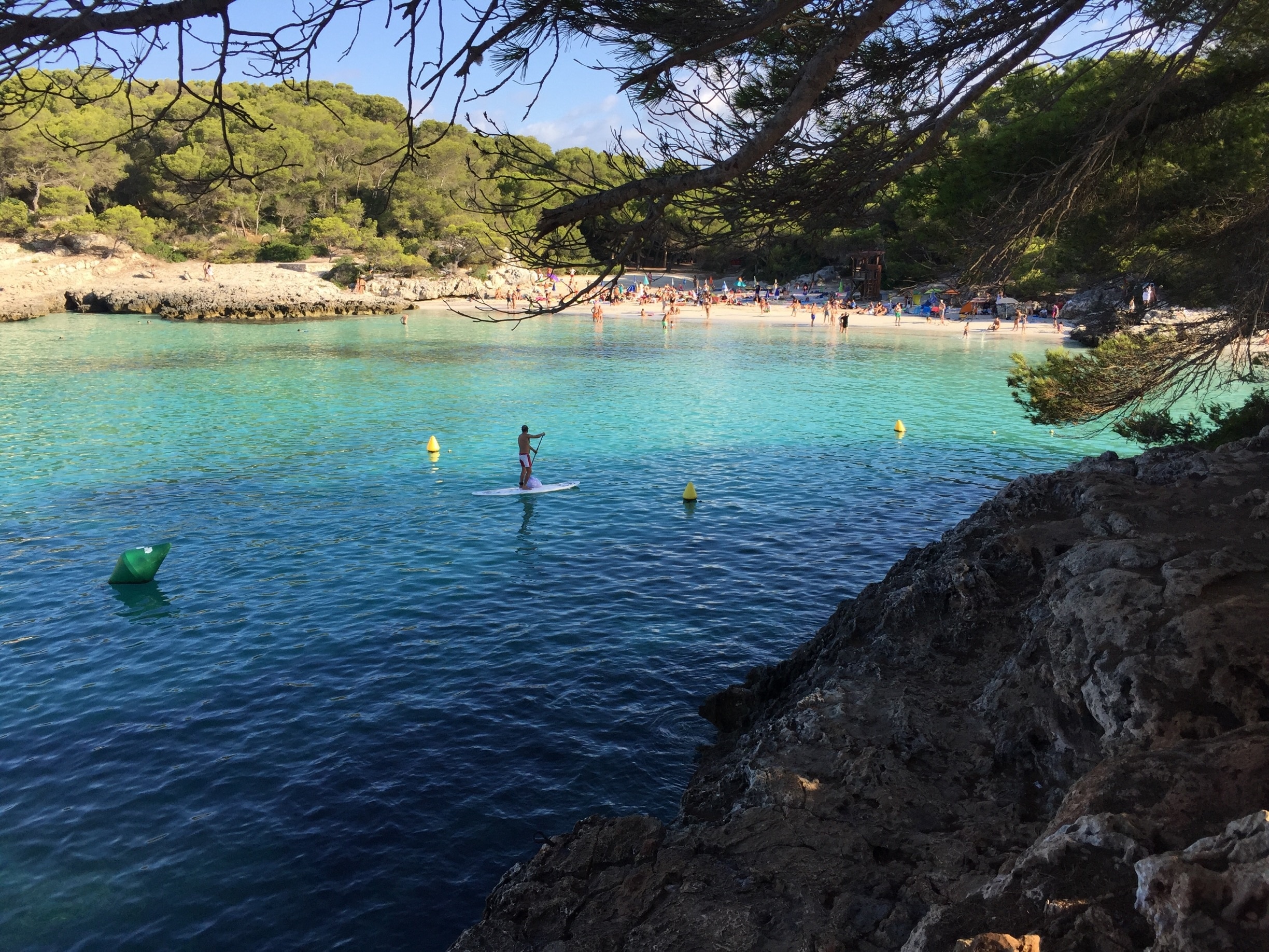 Such a beautiful beach in Menorca. Well worth the 30 min hike to reach 