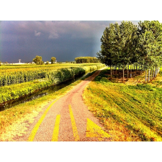 Bicycle trip around Ticino park, Lombardia