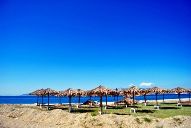 Pefki, in which grow many pines (as the name suggests) , lies in northern Evia and has been developed along a long beach. Pefki is about 114 km away from Chalkida. For years the area is known as a  resort and is a very popular destination for family vacations. Pefki is highly developed, and along the beach you will find many restaurants and cafes.