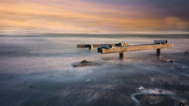 Long exposure at Grenaa beach, Denmark 