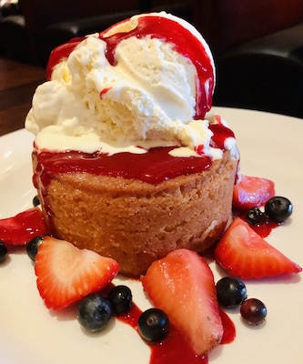 When you crave something sweet and you get a beautiful dessert like this one. #trovember