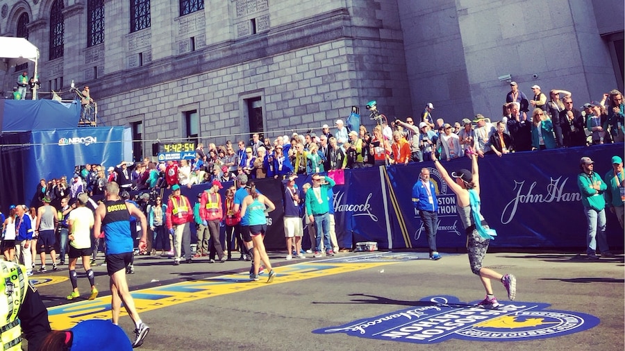 Boston Marathon Finish Line