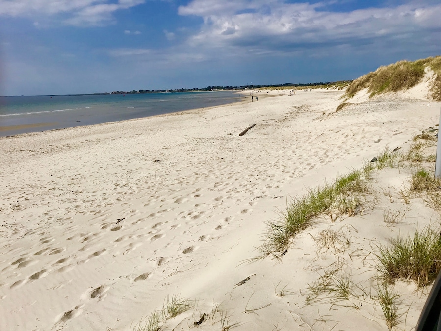 Norwegian beach walk