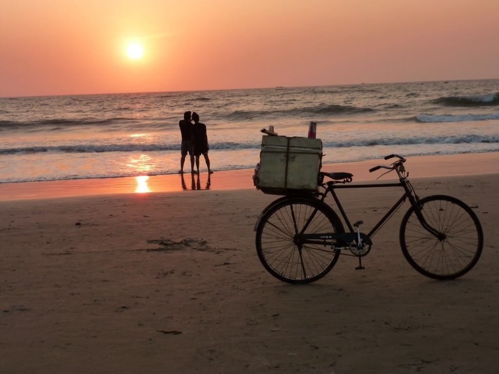 Sunset on Majorda Beach, Goa 