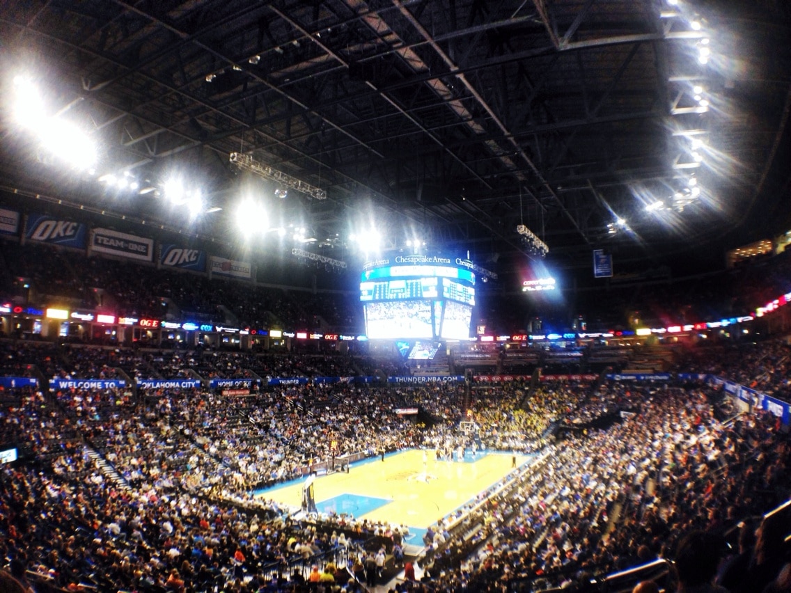 Thunder Basketball games are always a blast!