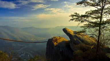 Chained Rock in Pineville, Kentucky.