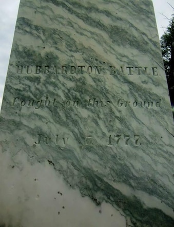 The Hubbardton Battle was the only Revolutionary War battle fought on Vermont soil. This is where, on July 7, 1777, Vermont, Massachusetts and New Hampshire troops ended the British pursuit. There is a small museum and a half mile walking trail around the field with signs telling of the history of the battle. Gorgeous views of the surrounding mountains. Every year, over the July 4th weekend, there is a reenactment held here, where thousands of people gather to relive the battle.