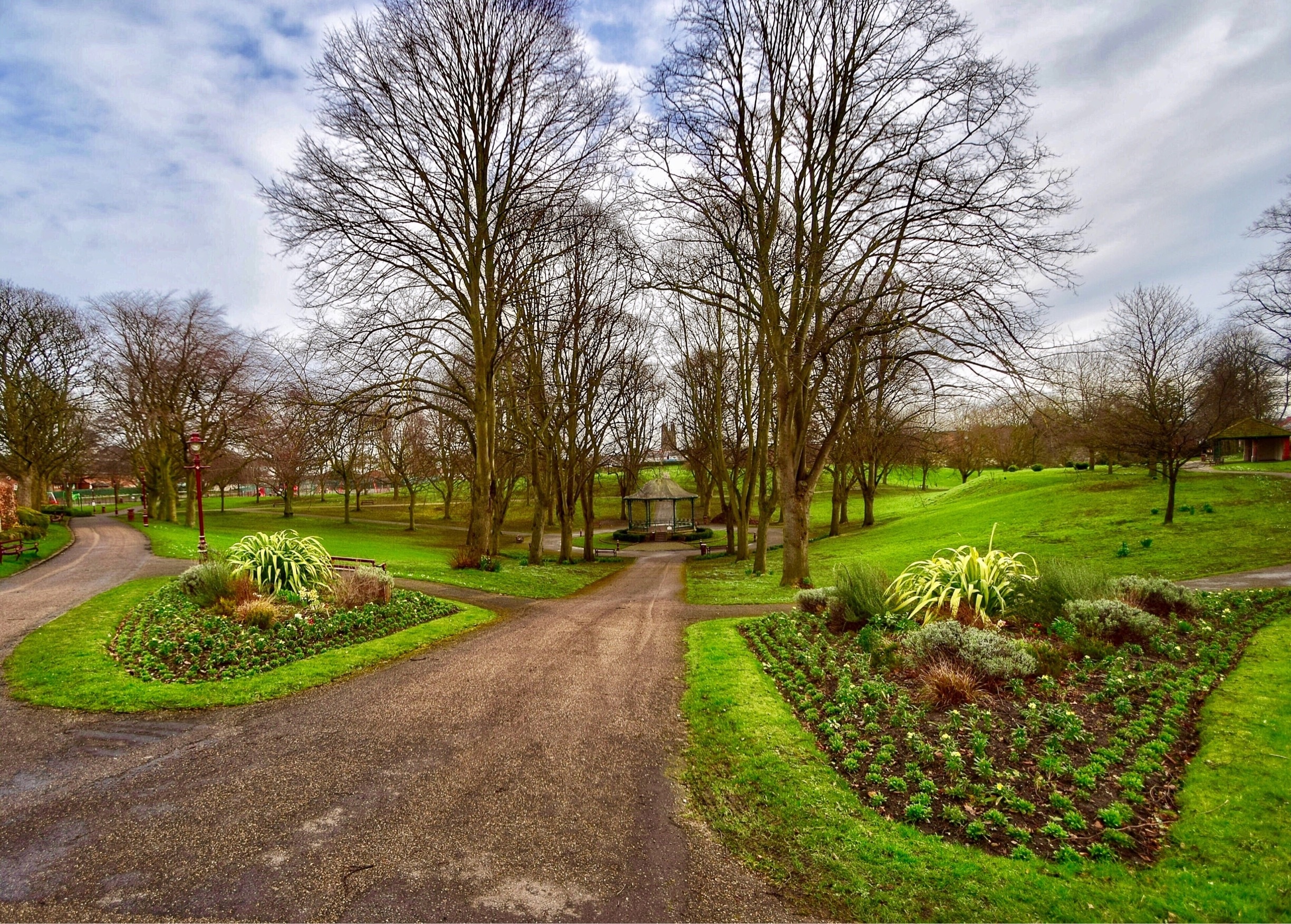 Bellevue Park is a Victorian Park in Wrexham North Wales 