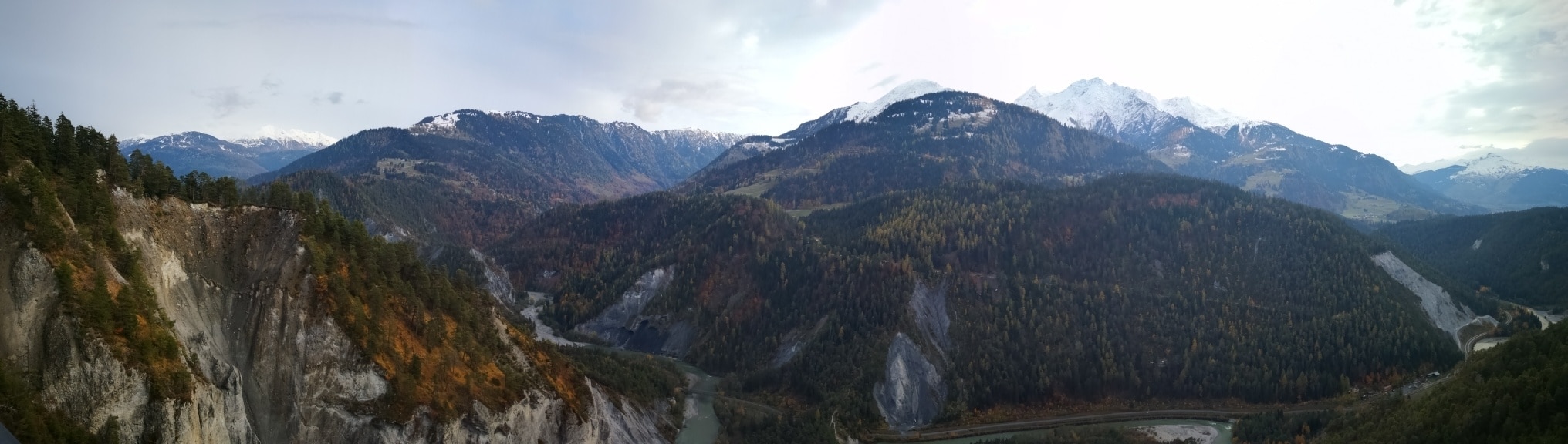 Vallée Ruinaulta, Canton des Grisons, Suisse