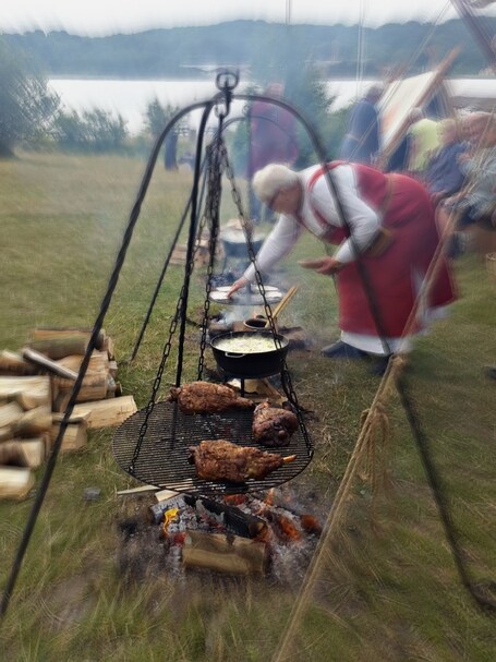 A viking festival experience was never complete if you haven't taste their grilled lamb and vegetable soup. 