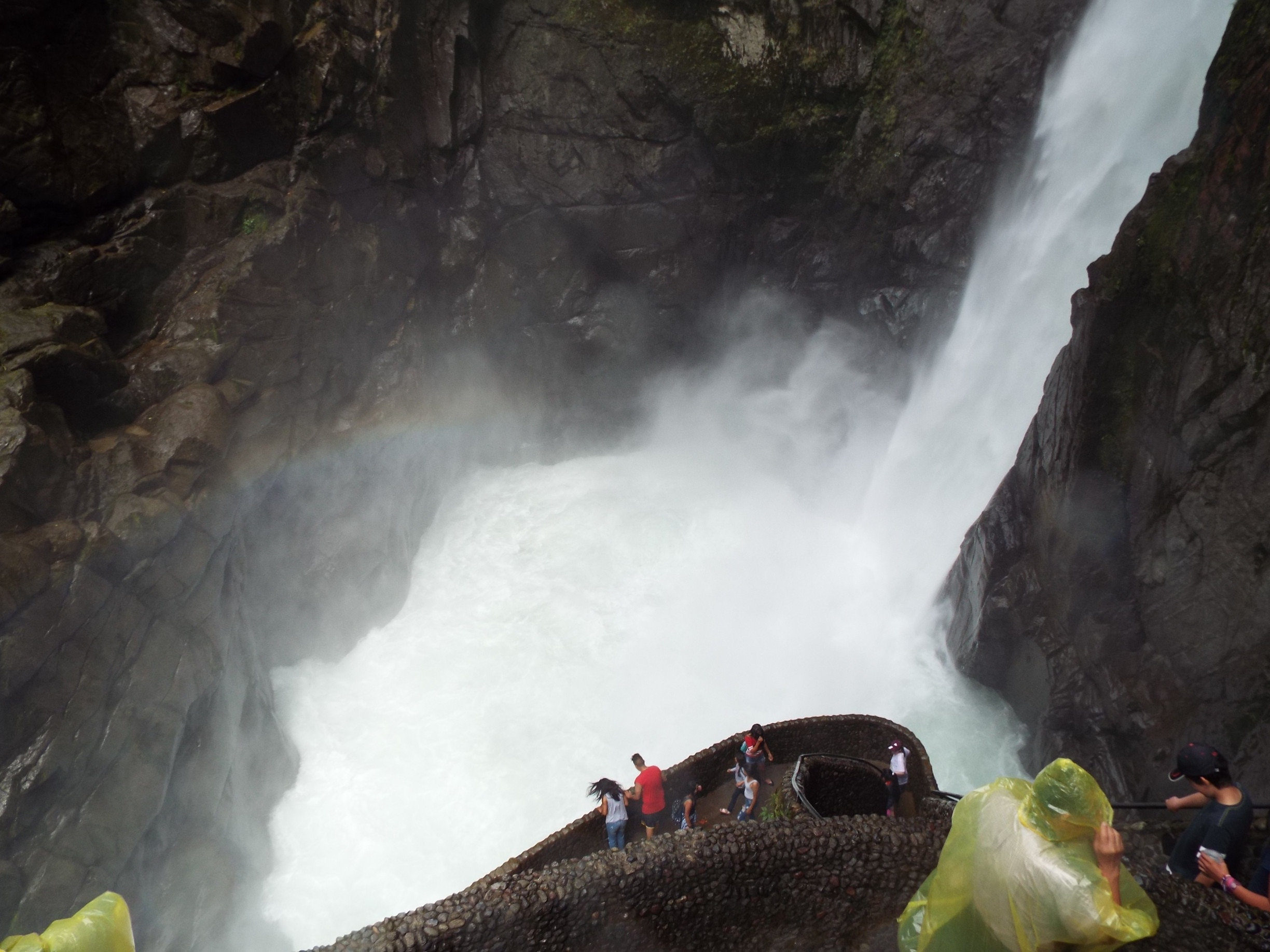 Pailon del Diablo Waterfall, Baños de Agua Santa, Tungurahua, Ecuador.