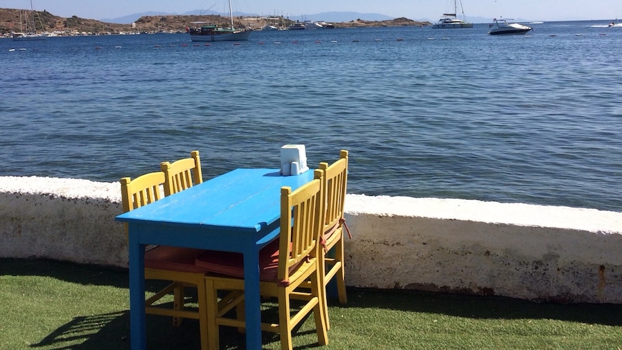 Gumbet marina, spectacular views for lunch!