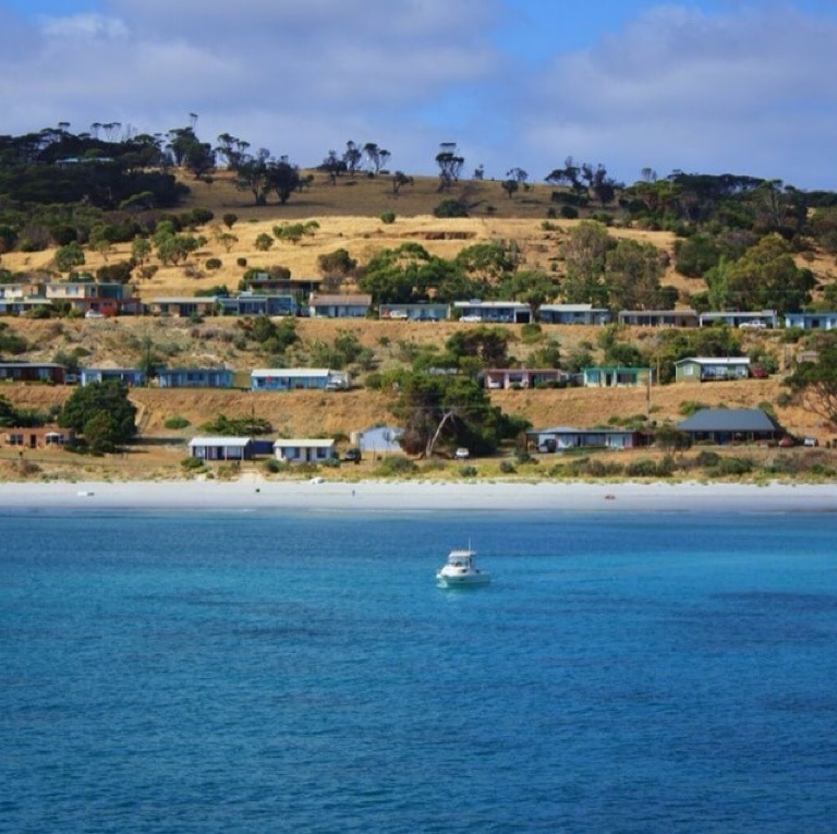 Beach houses in Kangaroo island
