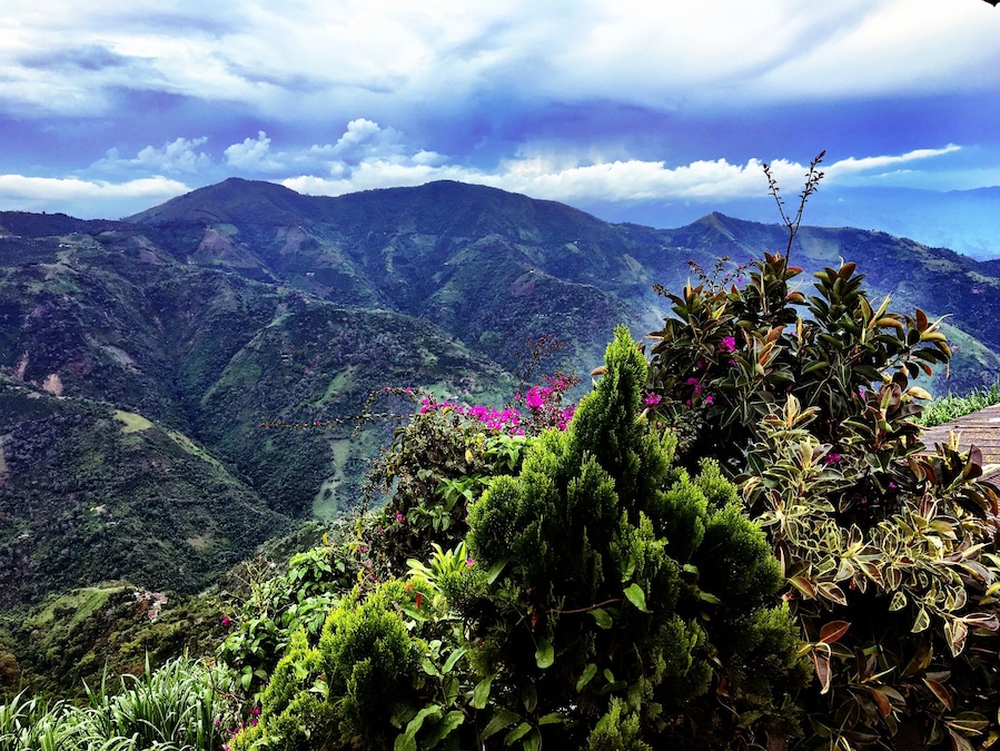 The view from my home in Salamina. #Colombia