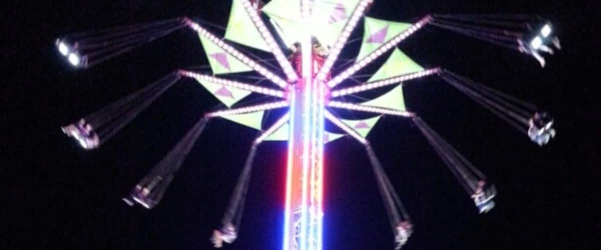 Ride at the Cowichan Fair. Pretty good view from up there.. ;)