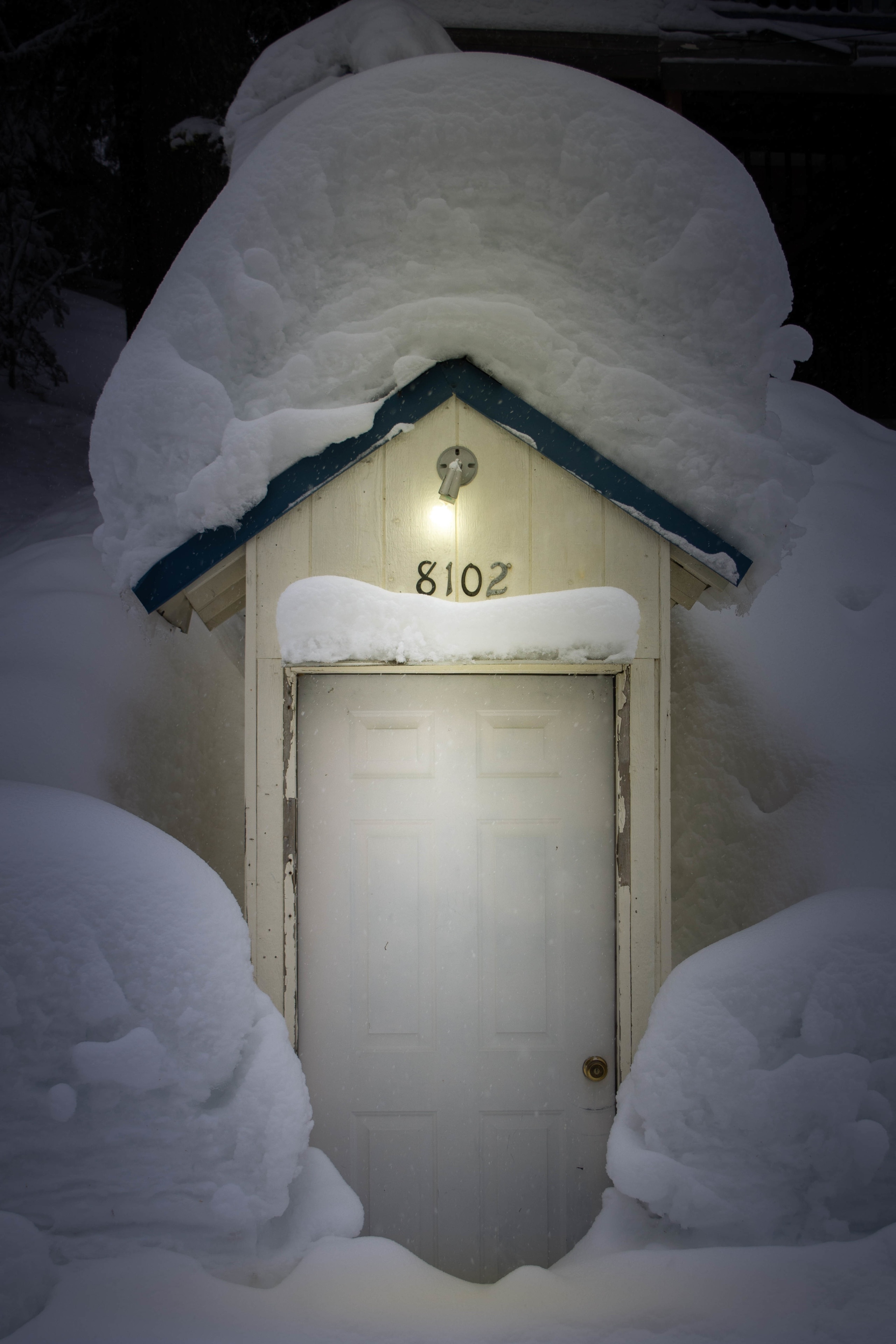 #snow #selkirks #idaho #sandpoint #door