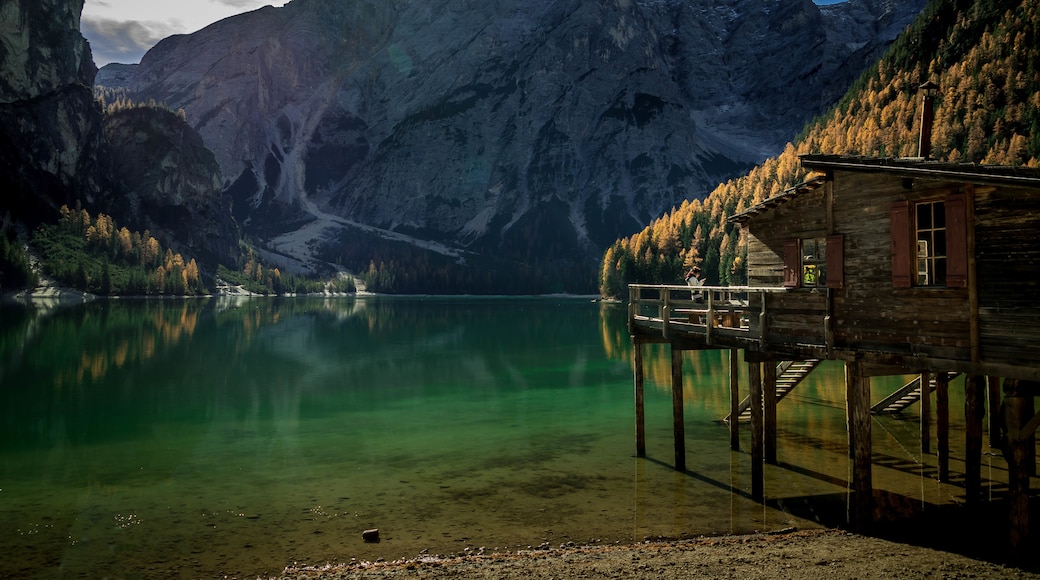 Lago di Braies, Braies, Trentino Alto Adige, Italia