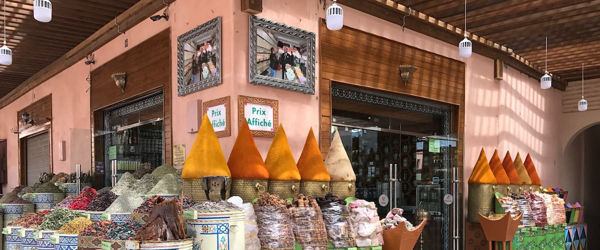 Beautiful colour and aroma at the spice market